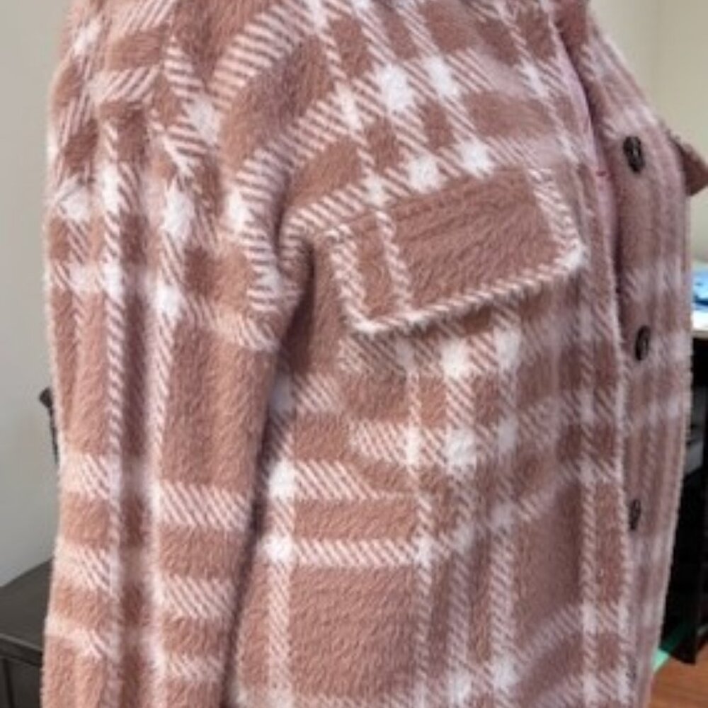 Tribal Plaid Casual Jacket - Picture 3 of 6